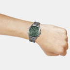 Edifice Men Quartz Green Dial Chronograph Stainless Steel Watch ED711