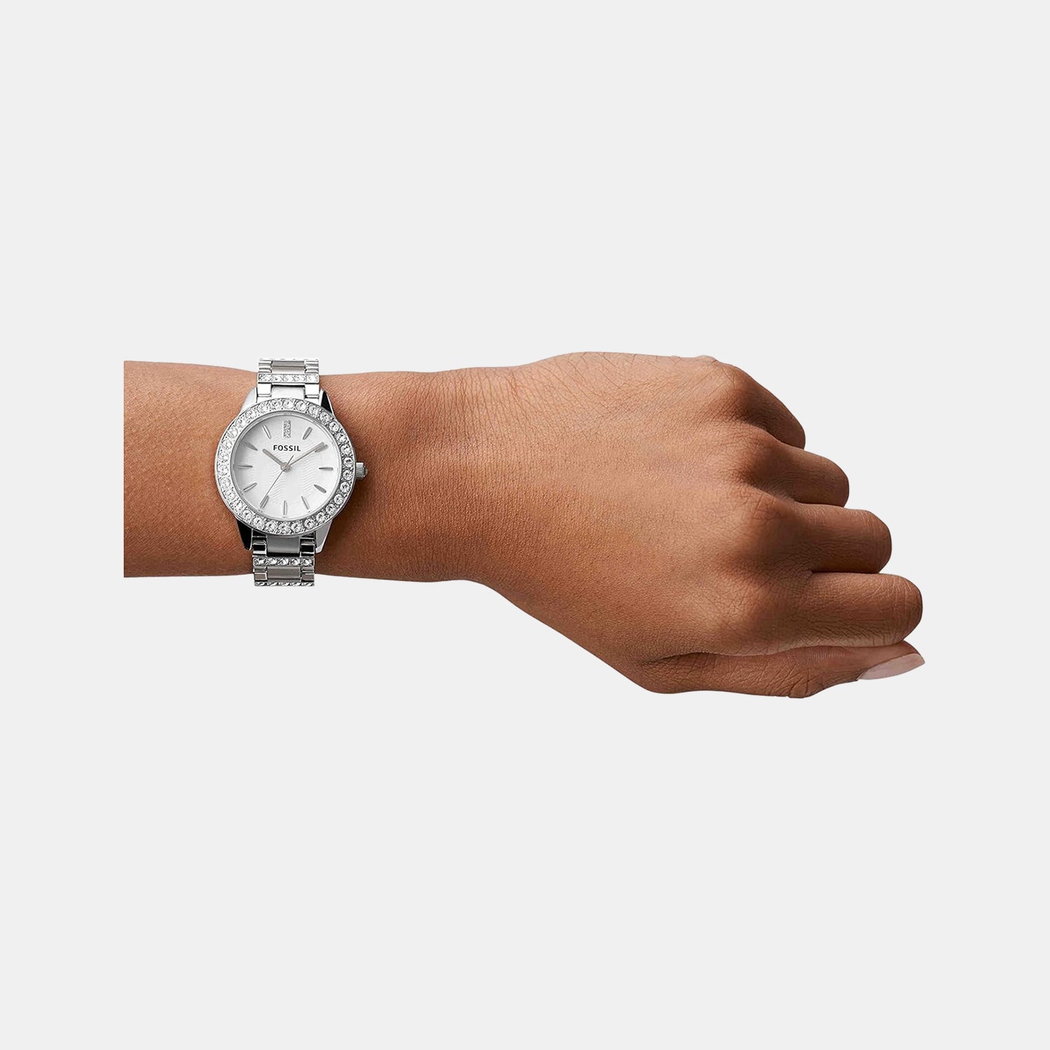 Fossil Women Round Silver watch