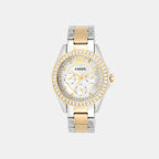 Fossil Round Silver Multi-Function watch