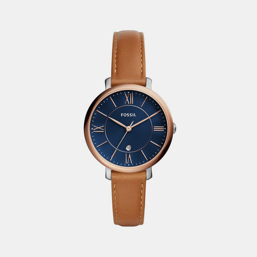 Fossil Round Blue Analog watch