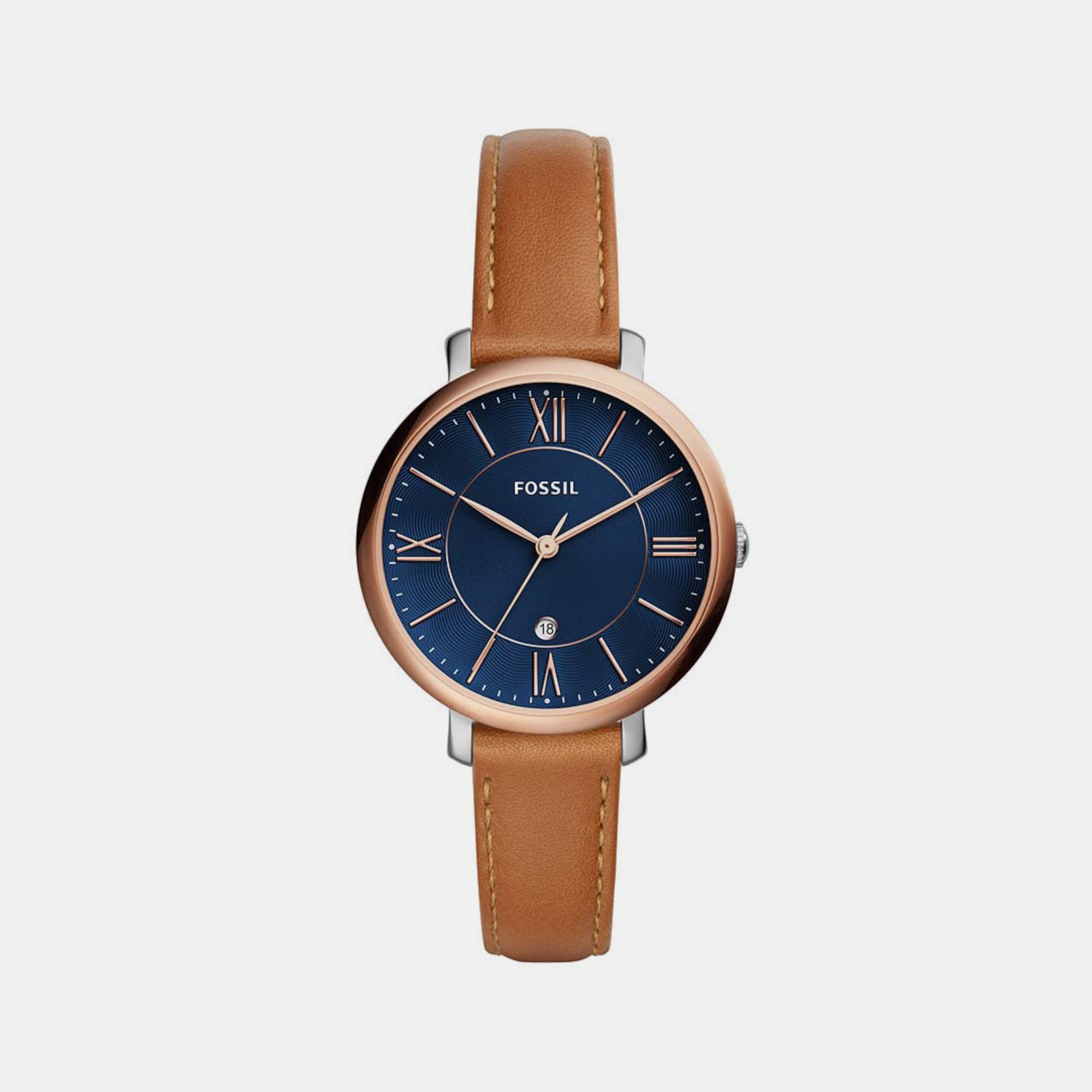 Fossil Round Blue Analog watch
