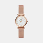 Carlie Women Quartz Mother Of Pearl Dial Analog Stainless Steel Watch ES4433