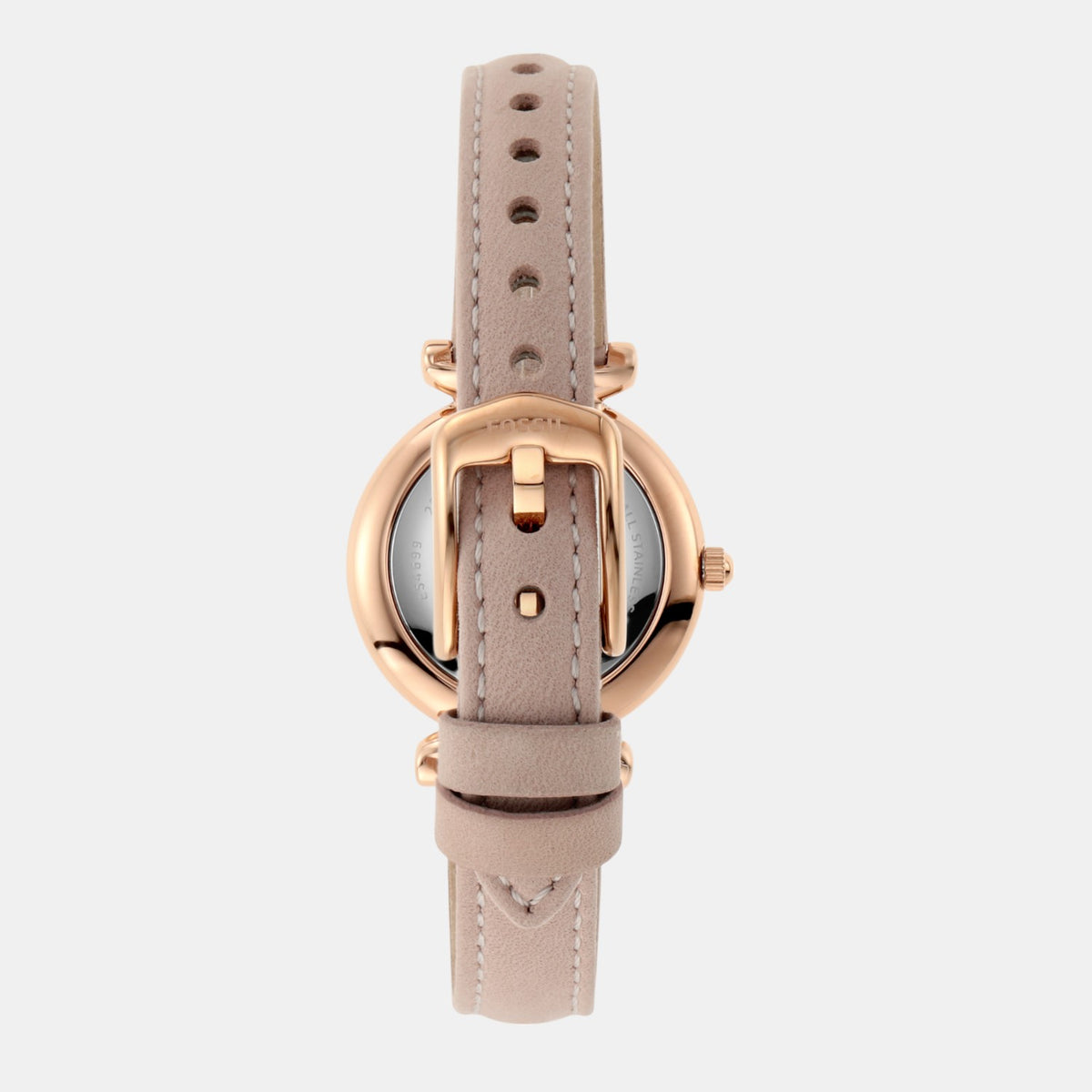 Carlie Women Quartz Silver Dial Analog Leather Watch ES4699