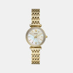 Carlie Women Quartz White Dial Analog Stainless Steel Watch ES4735