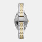 Scarlette Mini Women Quartz Gold Dial Analog Stainless Steel Watch ES4949