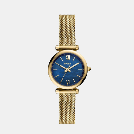 Fossil Round Blue Analog watch