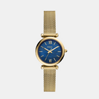 Fossil Round Blue Analog watch