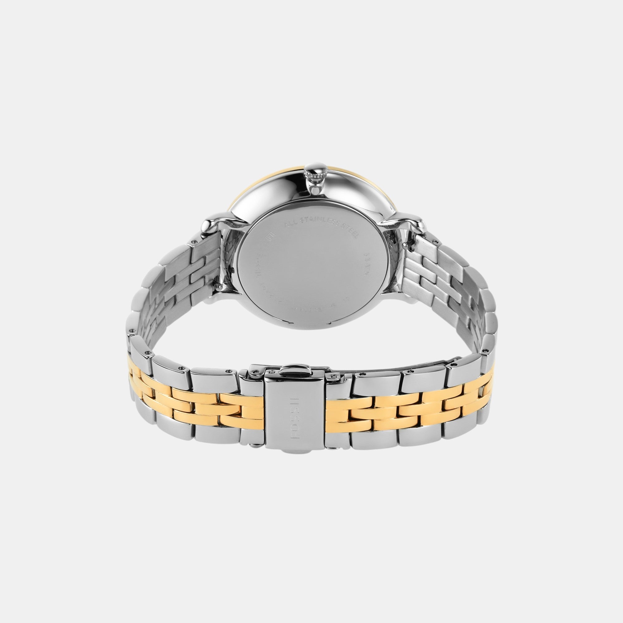 Jacqueline Women Quartz White Mother Of Pearl Dial Multi-Function Stainless Steel Watch ES5166