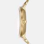Jacqueline Women Quartz Mother Of Pearl Dial Multi-Function Stainless Steel Watch ES5167
