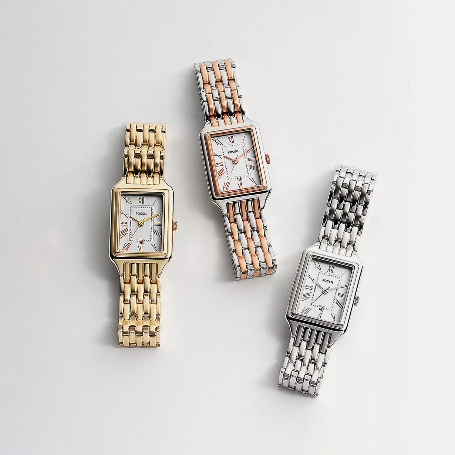 Raquel Women Quartz Silver Dial Analog Stainless Steel Watch ES5220
