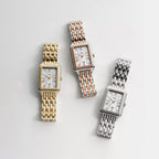 Raquel Women Quartz Silver Dial Analog Stainless Steel Watch ES5220
