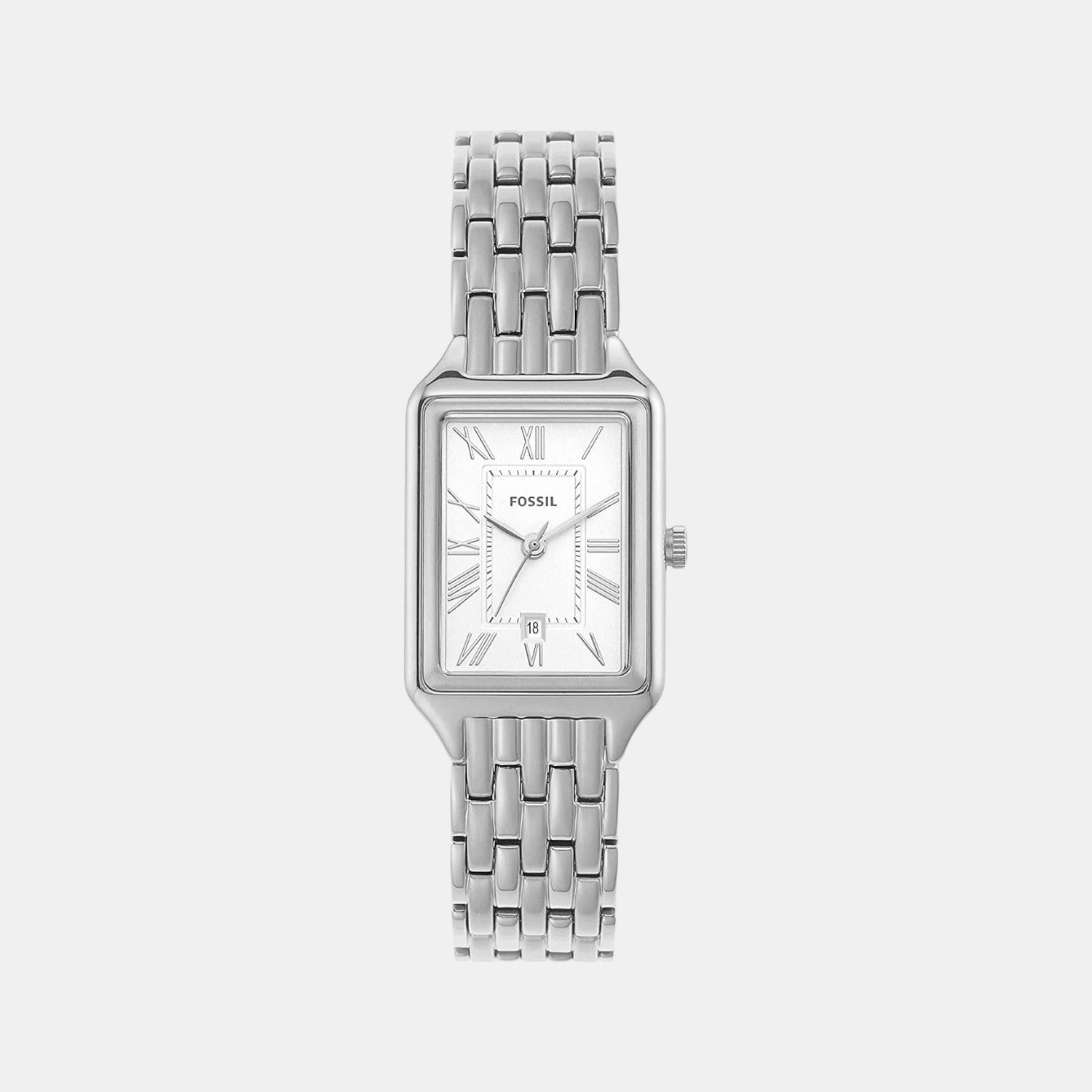 Raquel Women Quartz Silver Dial Analog Stainless Steel Watch ES5221