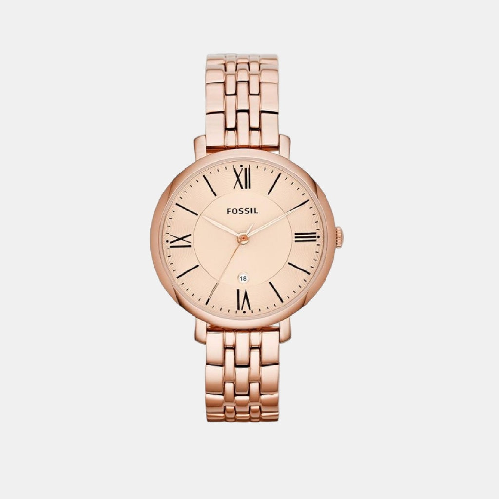 Fossil Round Rose Gold Analog watch