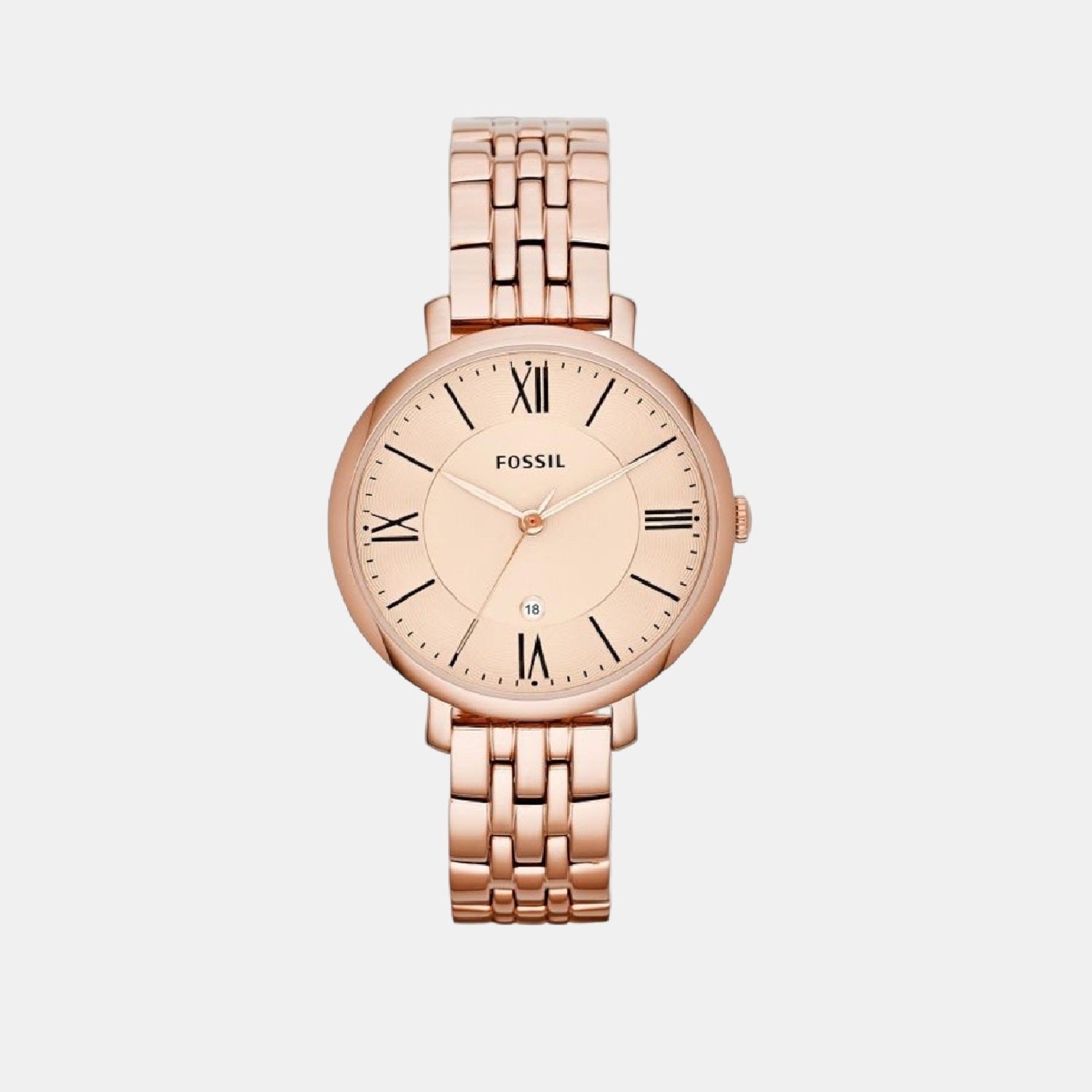 Female Rose Gold Analog Stainless Steel Watch ES5252SET