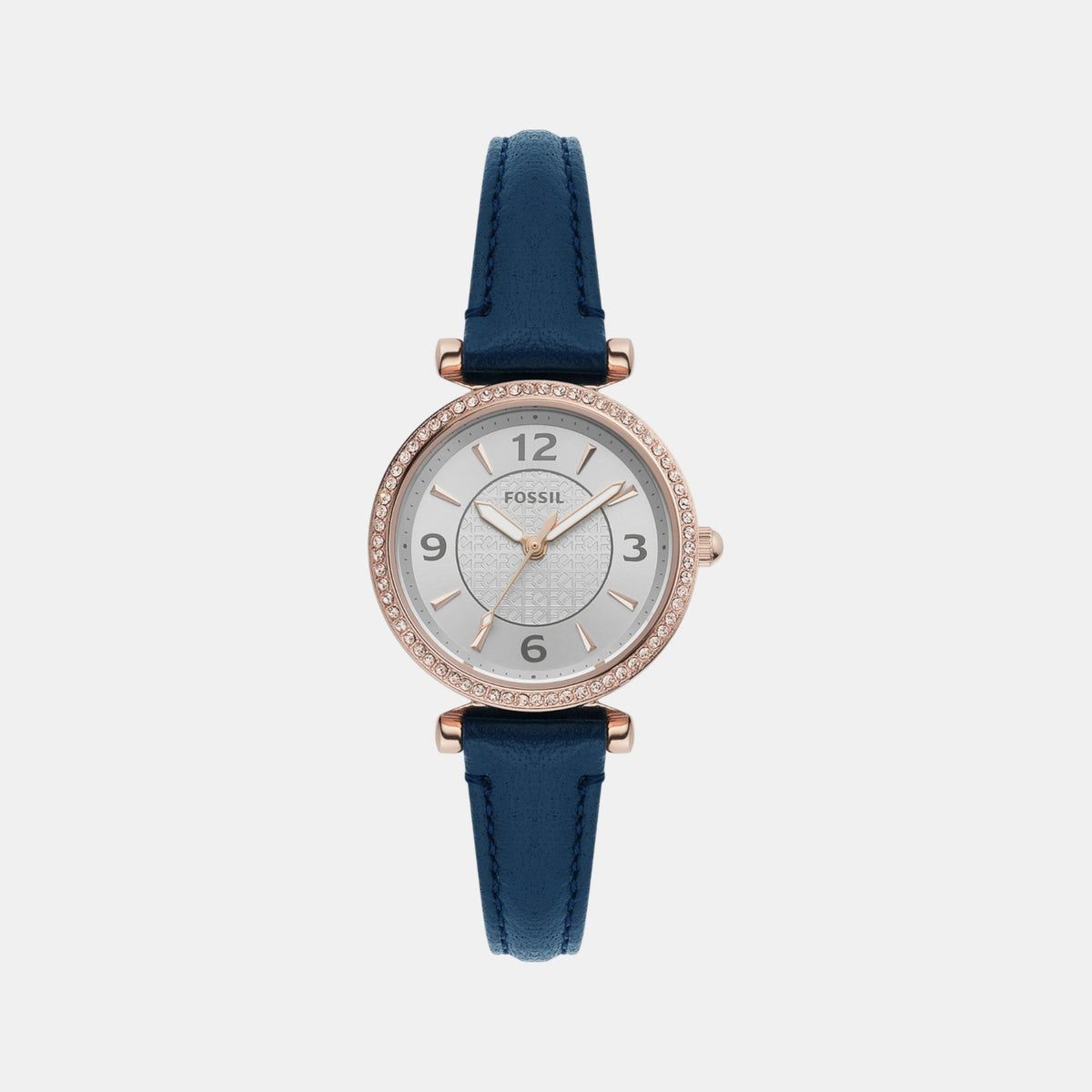 Carlie Women Quartz Silver Dial Analog Leather Watch ES5295