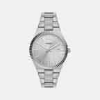 Scarlette Women Quartz Silver Dial Analog Stainless Steel Watch ES5300