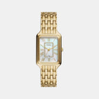 Raquel Women Quartz Mother Of Pearl Dial Analog Stainless Steel Watch ES5304