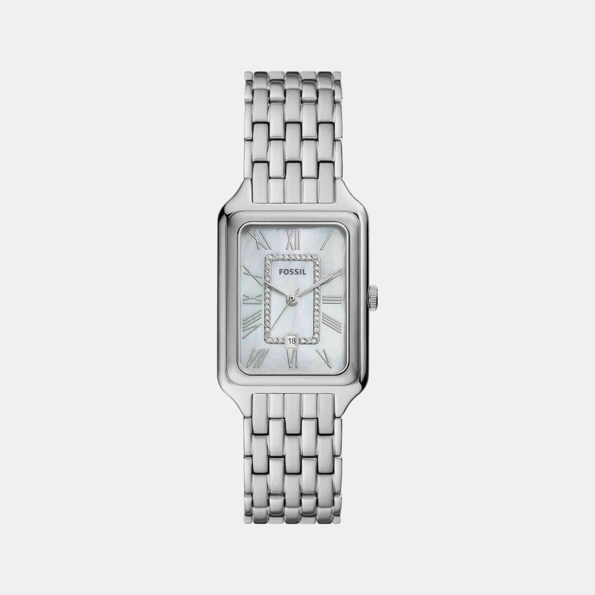 Raquel Women Quartz Mother Of Pearl Dial Analog Stainless Steel Watch ES5306