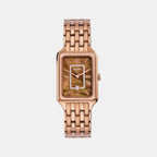 Raquel Women Quartz Mother Of Pearl Dial Analog Stainless Steel Watch ES5323