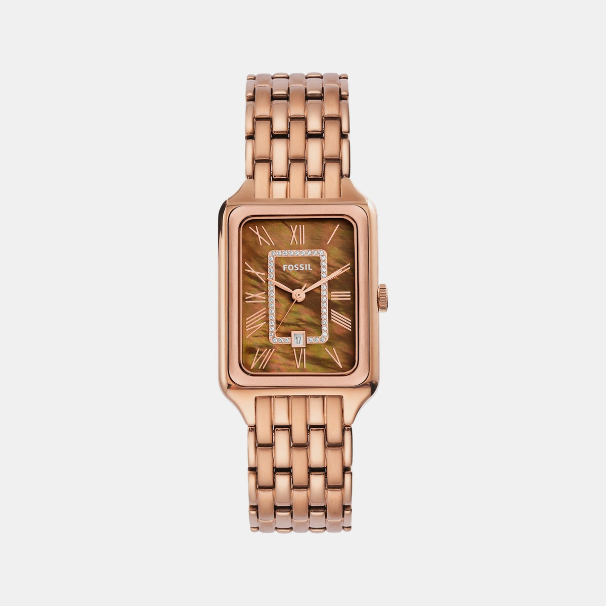 Raquel Women Quartz Brown Dial Analog Stainless Steel Watch ES5323