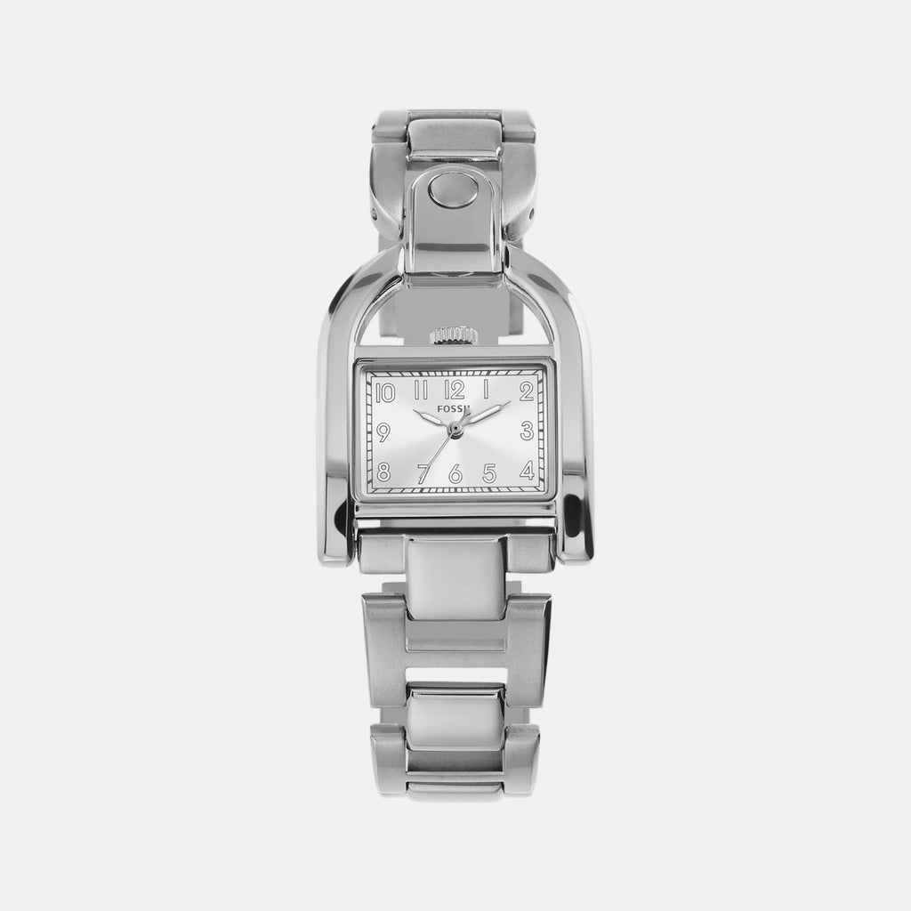 Harwell Women Quartz Silver Dial Analog Stainless Steel Watch ES5326