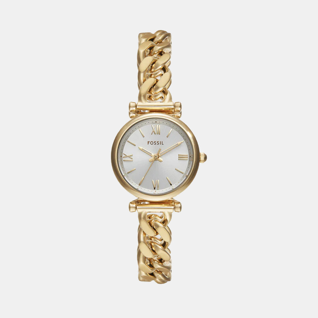 Fossil Round Silver Analog watch