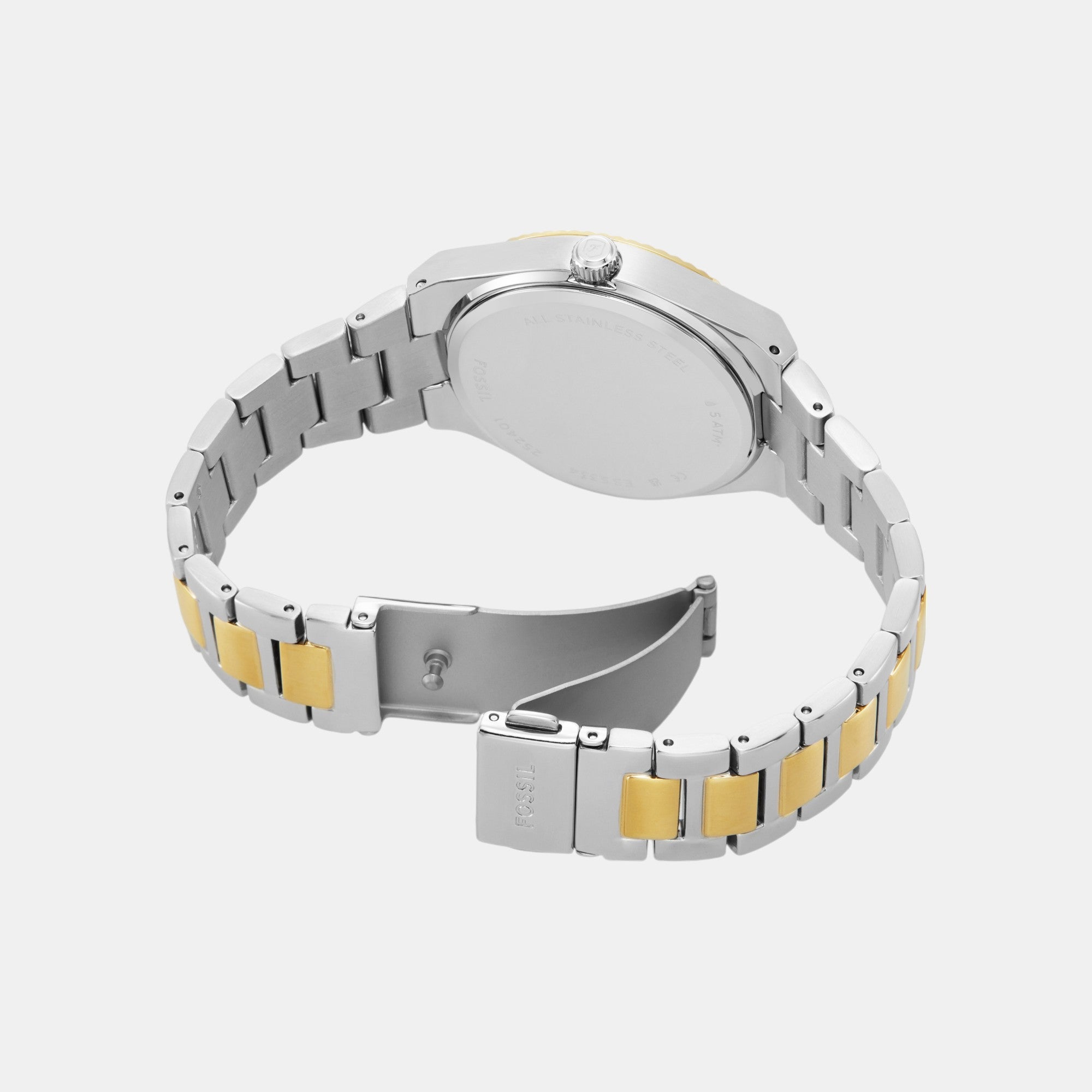 Scarlette Women Quartz Green Dial Analog Stainless Steel Watch ES5334