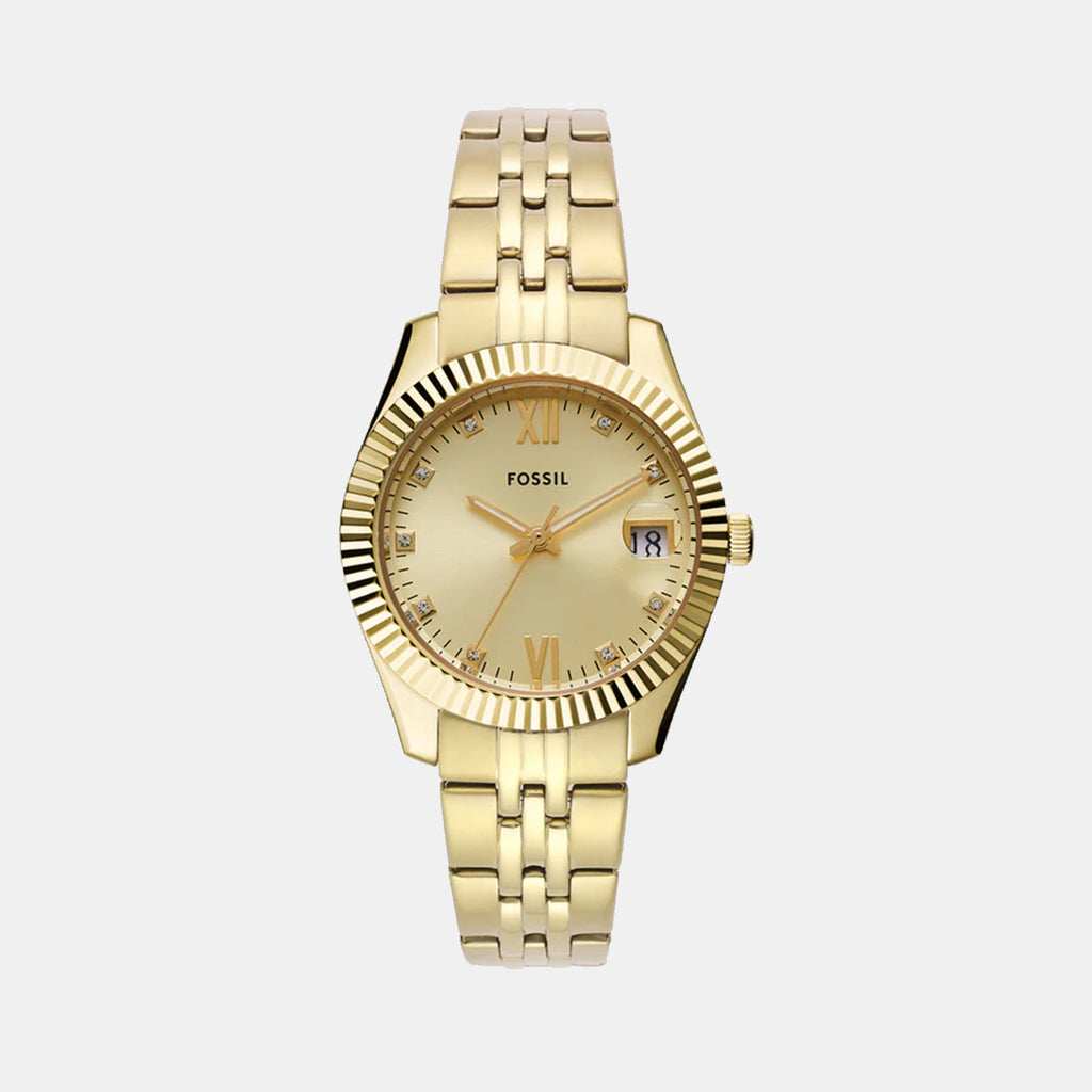 Fossil Round Gold Analog watch