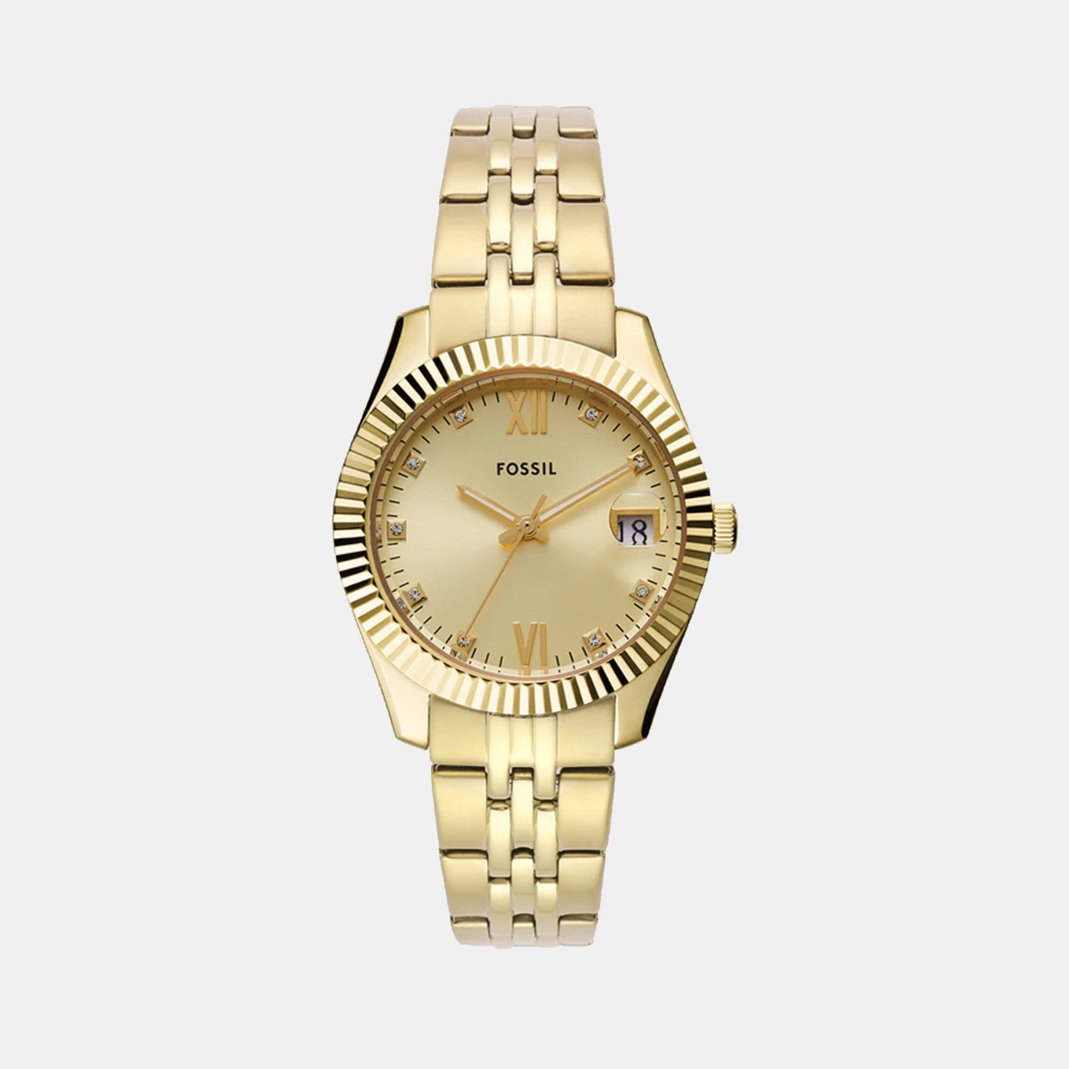 Fossil Round Gold Analog watch