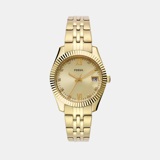 Women's Gold Stainless Steel Watch ES5338