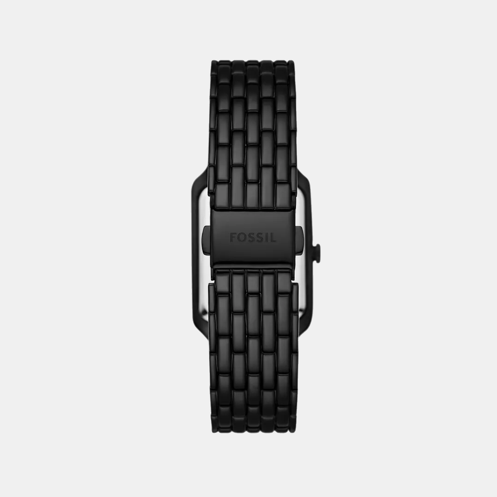 Raquel Women Quartz Black Dial Analog Stainless Steel Watch ES5340
