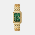 Raquel Women Quartz Green Dial Analog Stainless Steel Watch ES5341