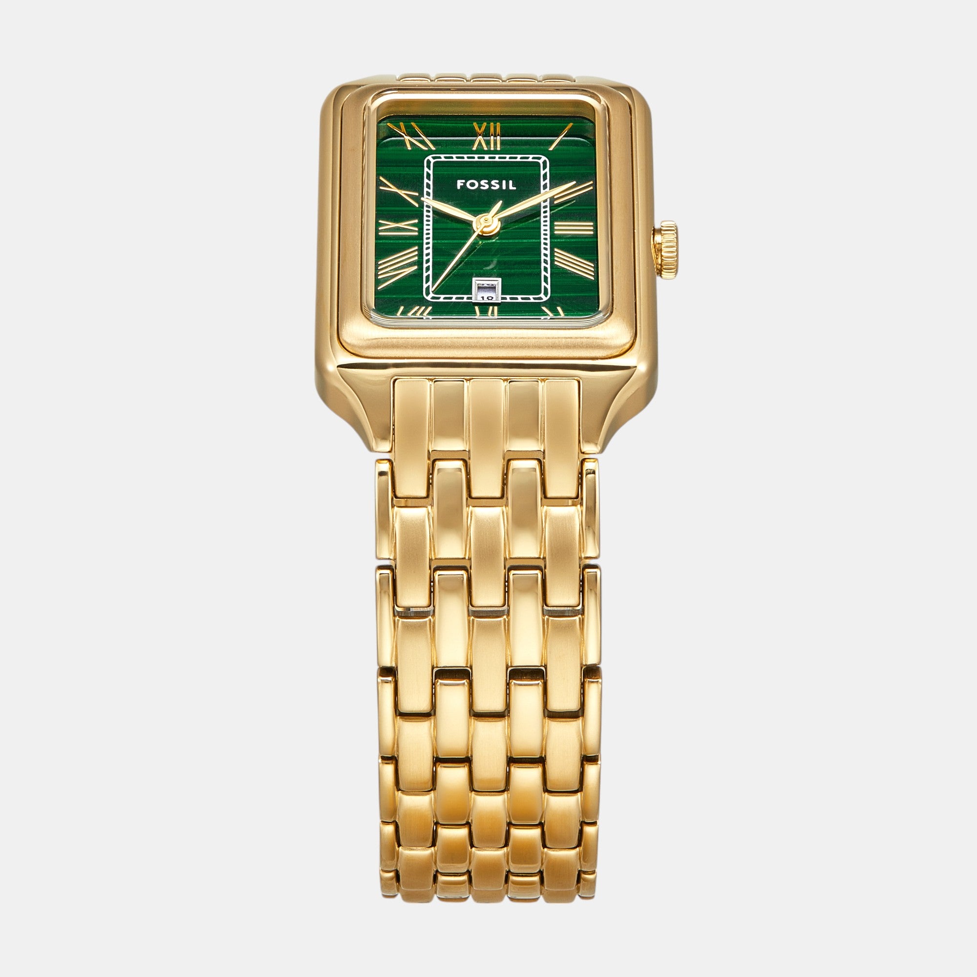 Raquel Women Quartz Green Dial Analog Stainless Steel Watch ES5341