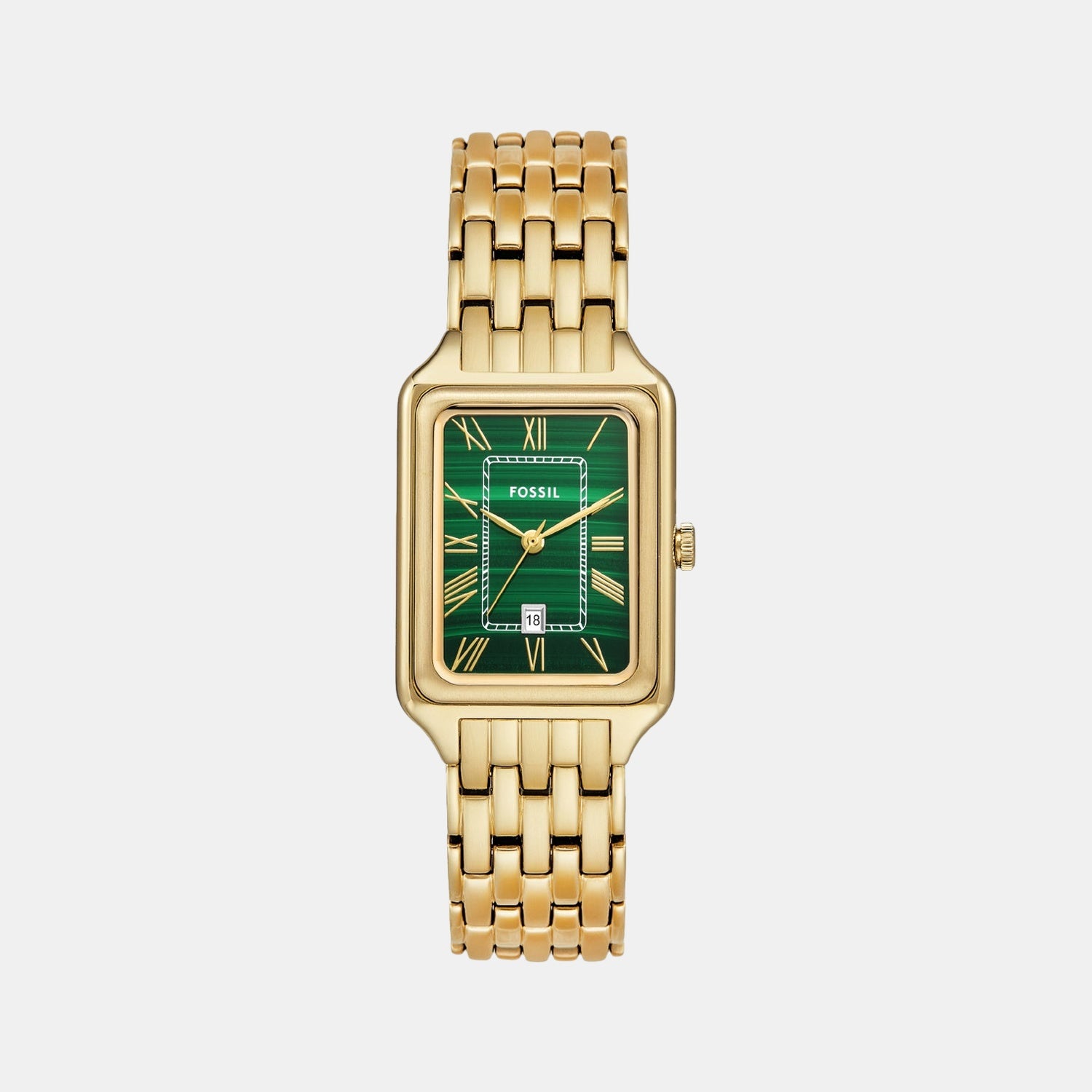 Raquel Women Quartz Green Dial Analog Stainless Steel Watch ES5341