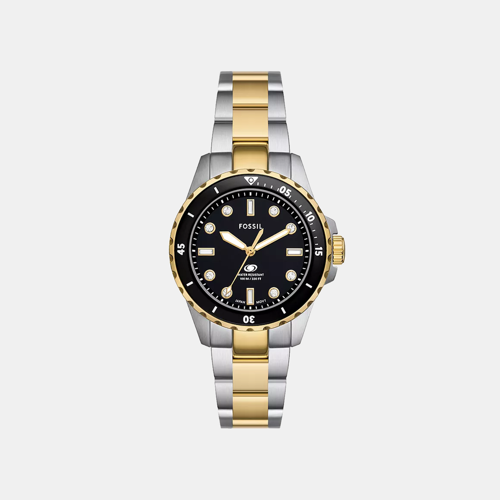 Fossil Round Black Analog watch