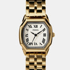 Fossil Stainless Steel Cream watch