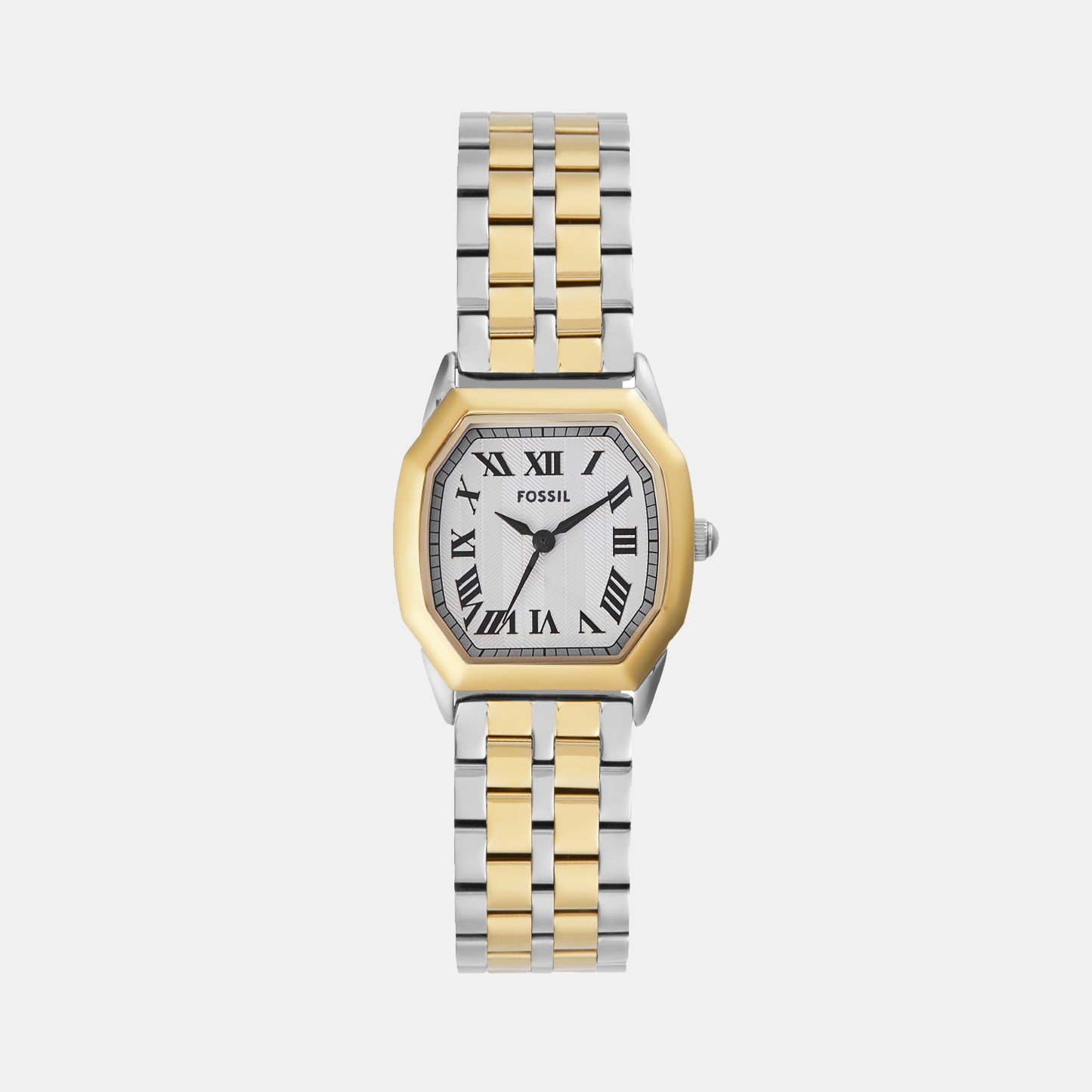 Harlow Women Quartz Cream Dial Analog Stainless Steel Watch ES5362