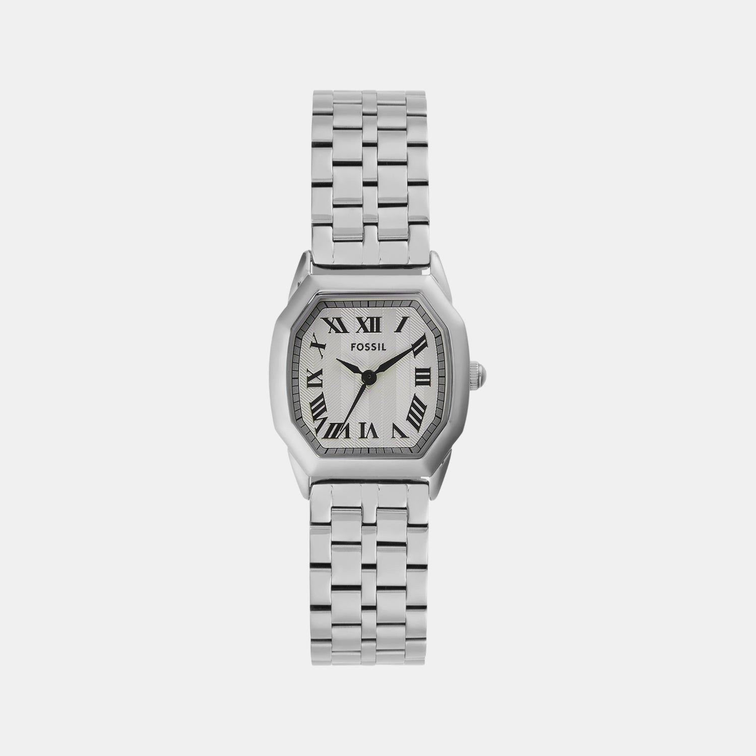 Harlow Women Quartz Cream Dial Analog Stainless Steel Watch ES5363