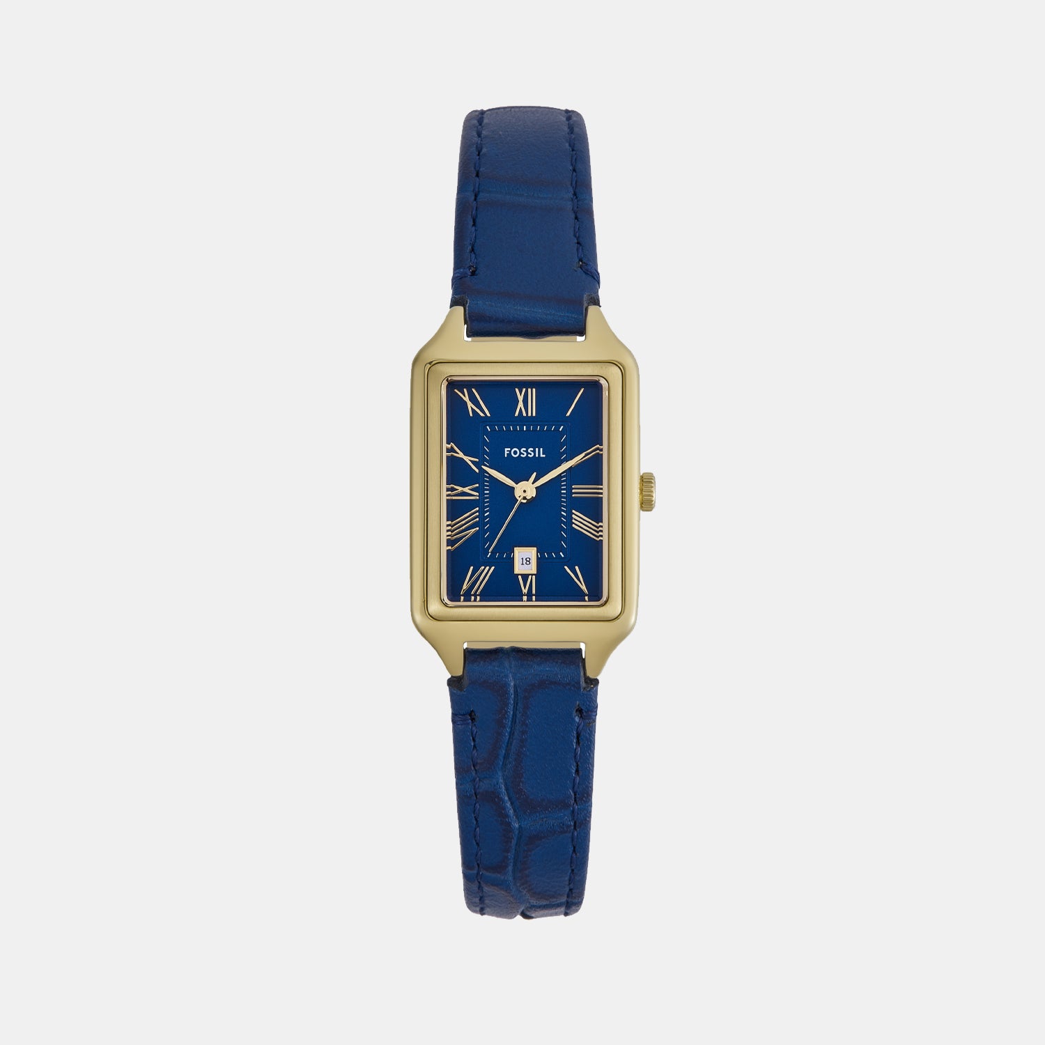 Raquel Women Quartz Blue Dial Analog Leather Watch ES5365