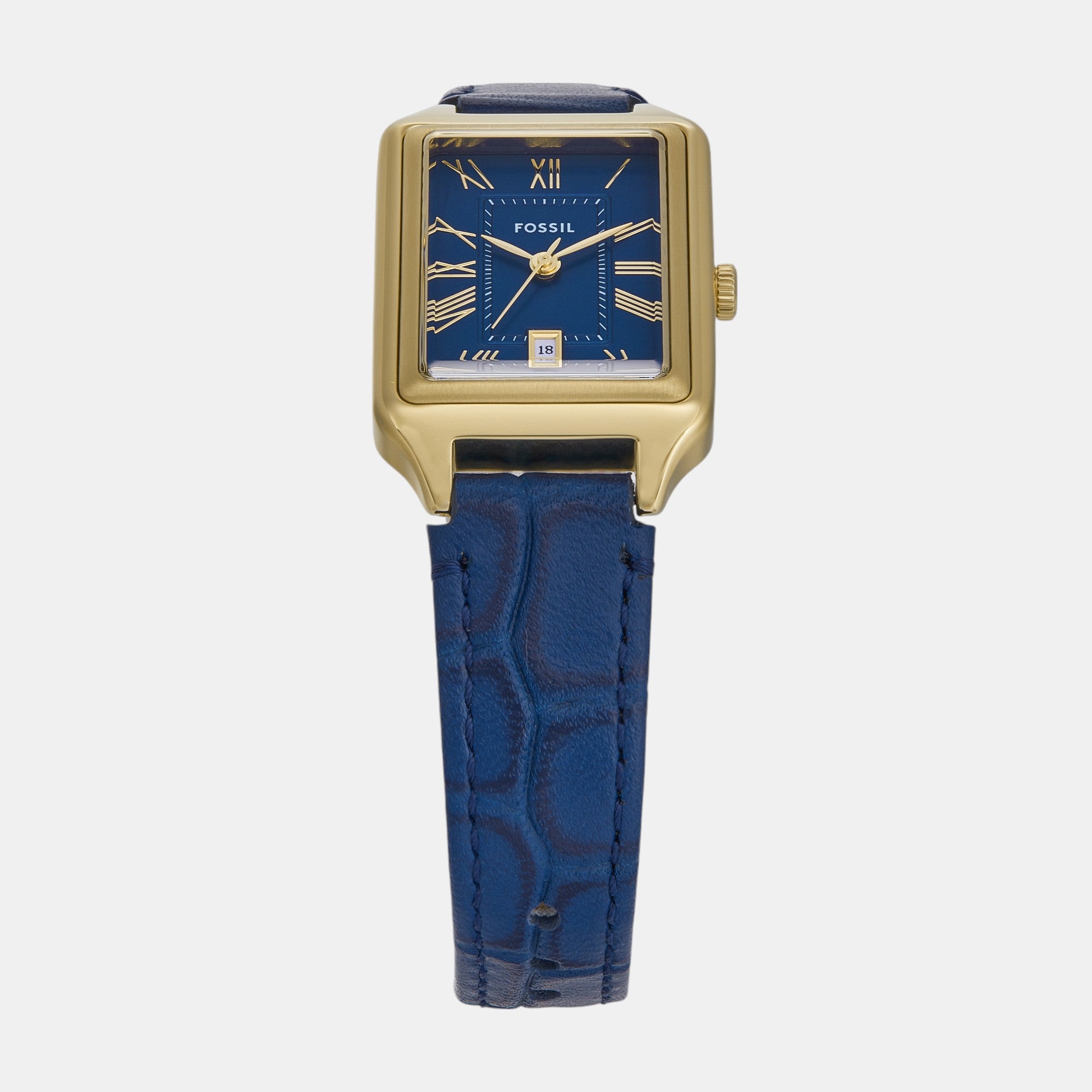 Raquel Women Quartz Blue Dial Analog Leather Watch ES5365