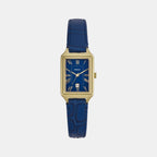 Raquel Women Quartz Blue Dial Analog Leather Watch ES5365