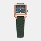 Raquel Women Quartz Green Dial Analog Leather Watch ES5366