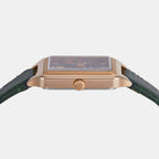 Raquel Women Quartz Green Dial Analog Leather Watch ES5366