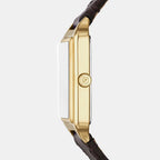 Raquel Women Quartz Brown Dial Analog Leather Watch ES5367