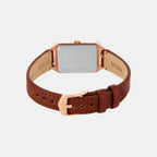 Raquel Women Quartz White Dial Analog Leather Watch ES5377SET