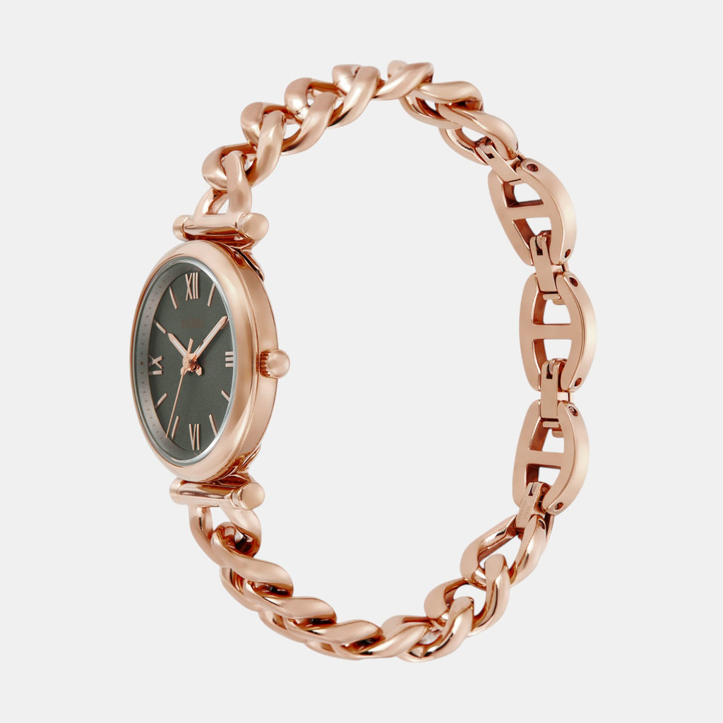 Carlie Women Quartz Grey Dial Analog Stainless Steel Watch ES5378SET