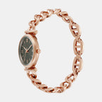 Carlie Women Quartz Grey Dial Analog Stainless Steel Watch ES5378SET