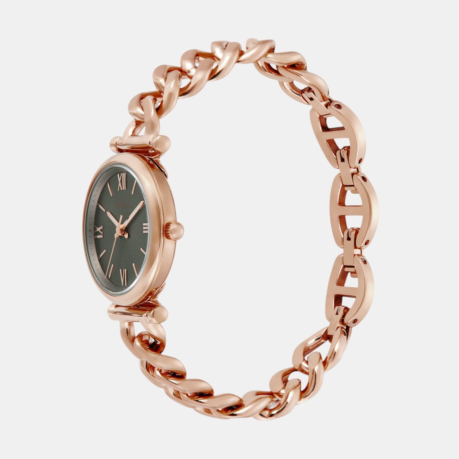 Carlie Women Quartz Grey Dial Analog Stainless Steel Watch ES5378SET