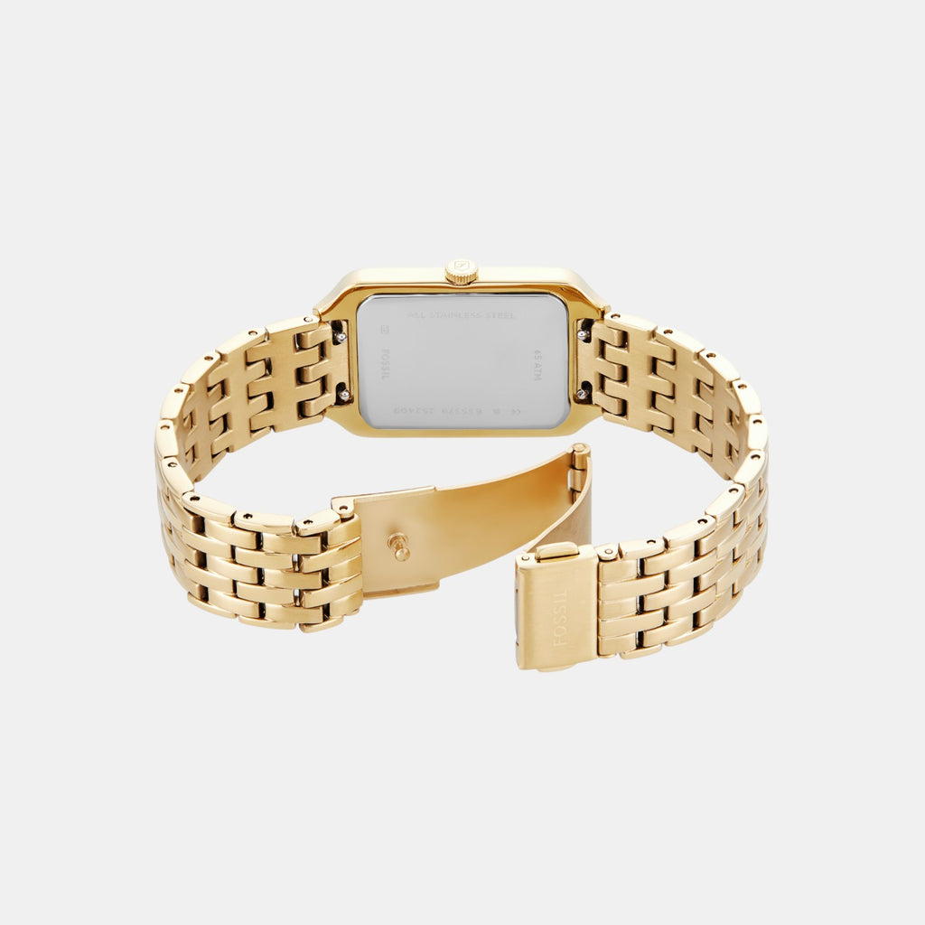 Raquel Women Quartz Red Dial Analog Stainless Steel Watch ES5379