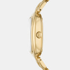 Sloan Women Quartz Gold Dial Analog Stainless Steel Watch ES5380